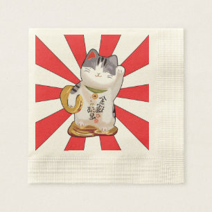 Lucky Cat B Napkins