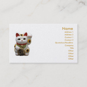 Lucky Cat Business Card