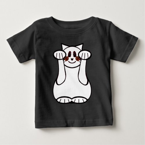Lucky Cat _  Hold ME _Pick Me UP Baby T_Shirt