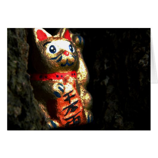 Lucky Cat in Bark (Front Horizontal)
