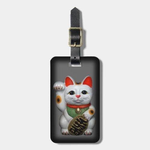 Lucky Cat Luggage Tag