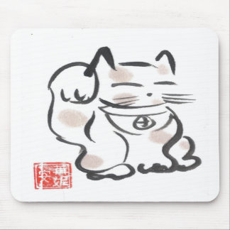 Lucky Cat Mousepad