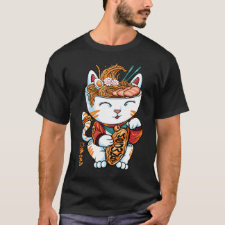 lucky cat noodle T-Shirt