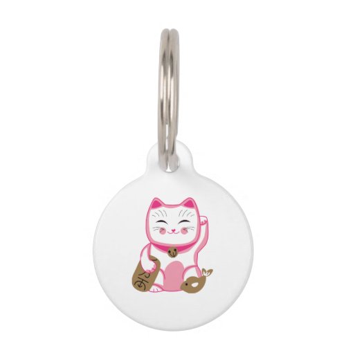 Lucky Cat Pet ID Tag