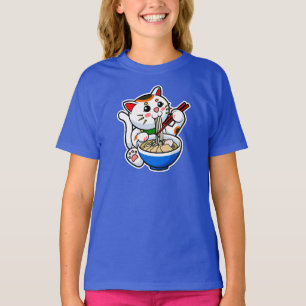 Lucky Cat Ramen Tri-Blend Shirt