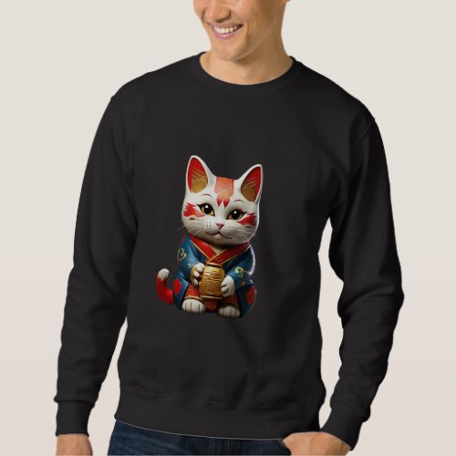 lucky cat sweatshirt