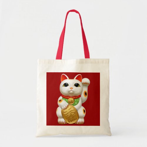 Lucky Cat Tote Bag