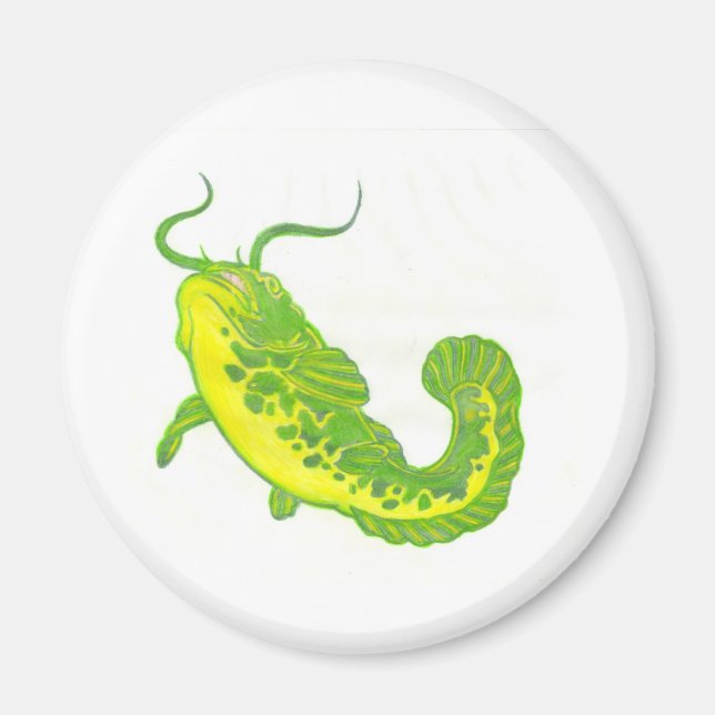 Lucky Catfish Magnet (Front)