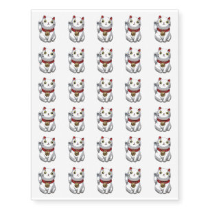 Lucky Cats Temporary Tattoos