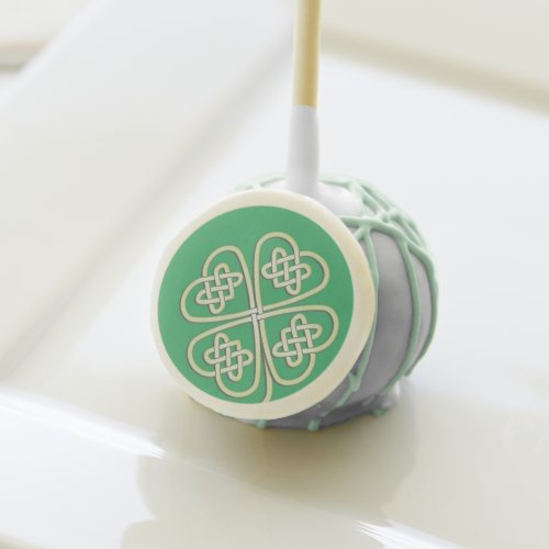 Lucky Celtic Clover Cake Pops