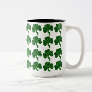Lucky Celtic Shamrock Mug
