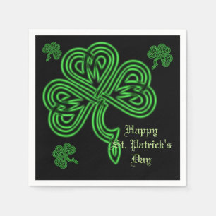 Lucky Celtic Shamrock Napkins