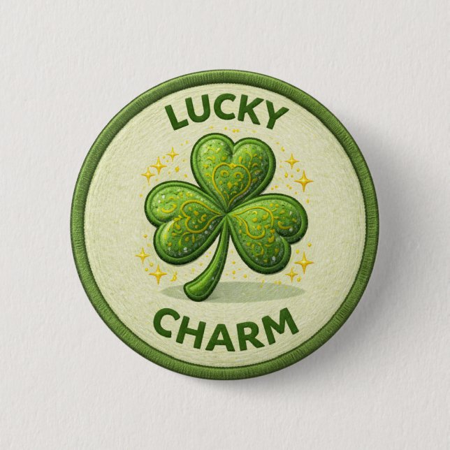 Lucky Charm Button (Front)