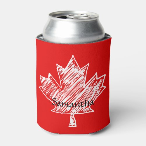 Lucky Charm Canada Day Can Cooler