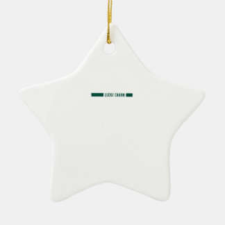 Lucky charm ceramic ornament