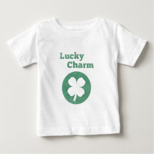 Lucky Charm Clover for good luck Baby Tee
