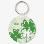 Lucky charm clover shamrock St. Patrick’s Day Keychain