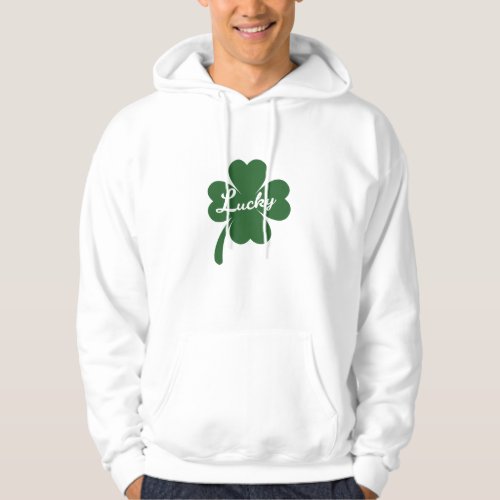 Lucky Charm Four_Leaf Clover Hoodie