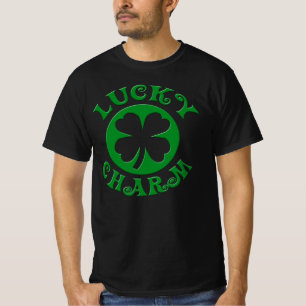 Lucky Charm Four-Leaf Clover Irish St. Patricks Da T-Shirt