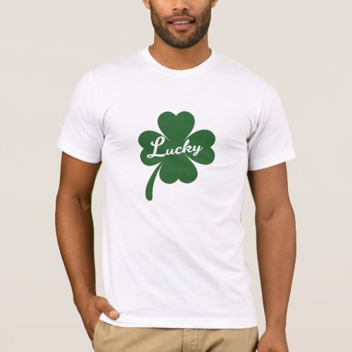 Lucky Charm Four_Leaf Clover T_Shirt