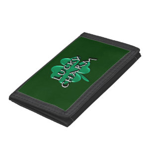 Lucky Charm - Four Leaf Clover Trifold Wallet