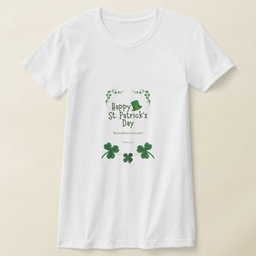 Lucky Charm Girls St Patricks Day T_Shirt T_Shirt