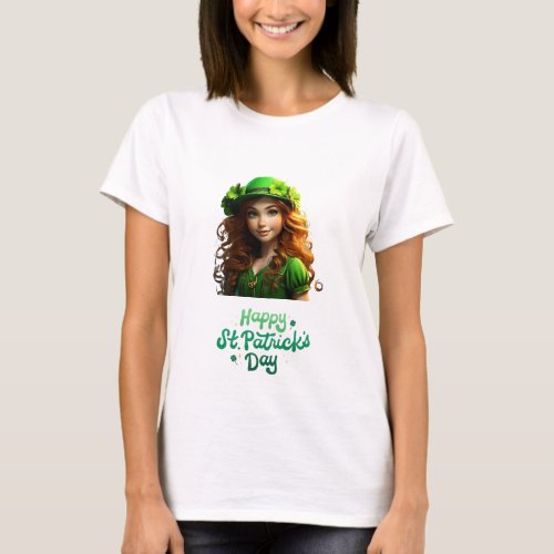 Lucky Charm Girls St Patricks Day T_Shirt T_Shirt