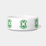 Lucky Charm Green/White Circle Bowl