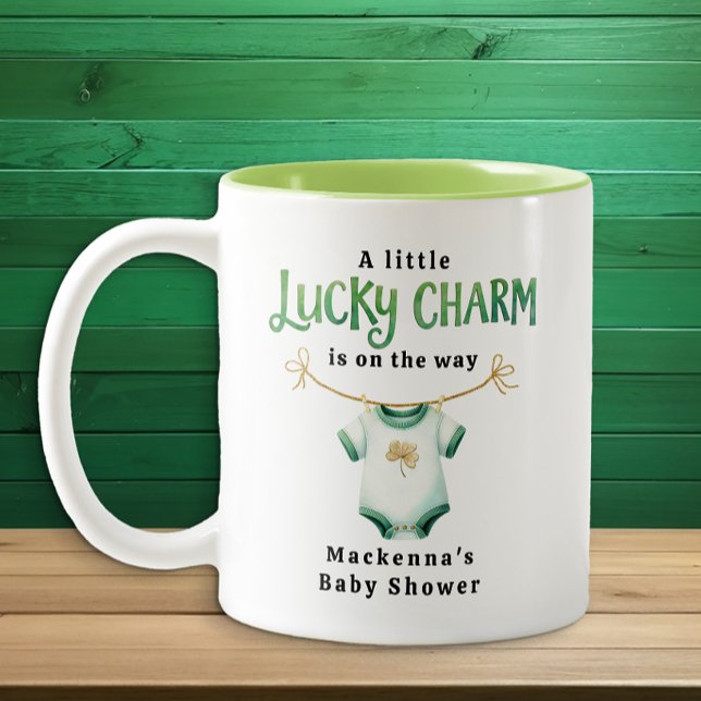 Lucky Charm Irish Baby Shower Coffee Mug (Lucky Charm Baby Shower)