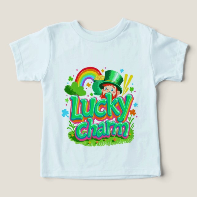 Lucky Charm - Kids St. Patrick's Day T-Shirt Toddler T-shirt (Design Front)