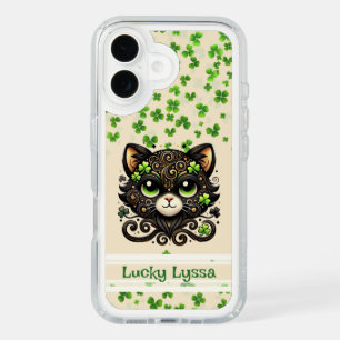 Lucky Charm Kitty Custom iPhone 16 Case
