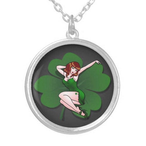 Lucky Charm Necklace Lady Luck Pinup Necklace