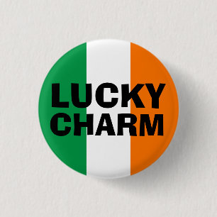 Lucky Charm Pinback Button