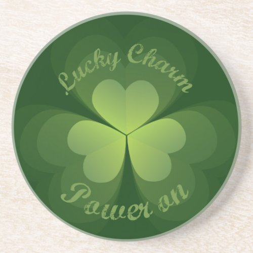 Lucky Charm Power On Coaster