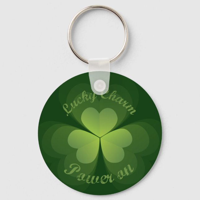 Lucky Charm Power On Keychain (Front)