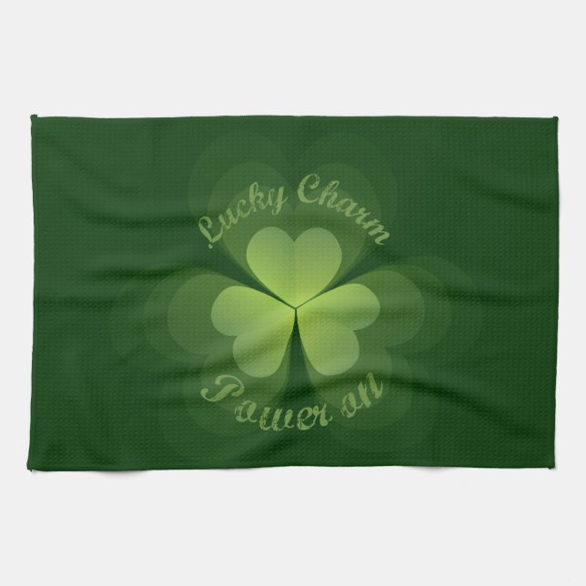 Lucky Charm Power On Towel (Horizontal)