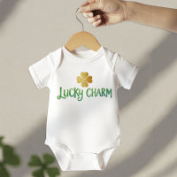 Lucky Charm St. Patrick’s Baby Bodysuit