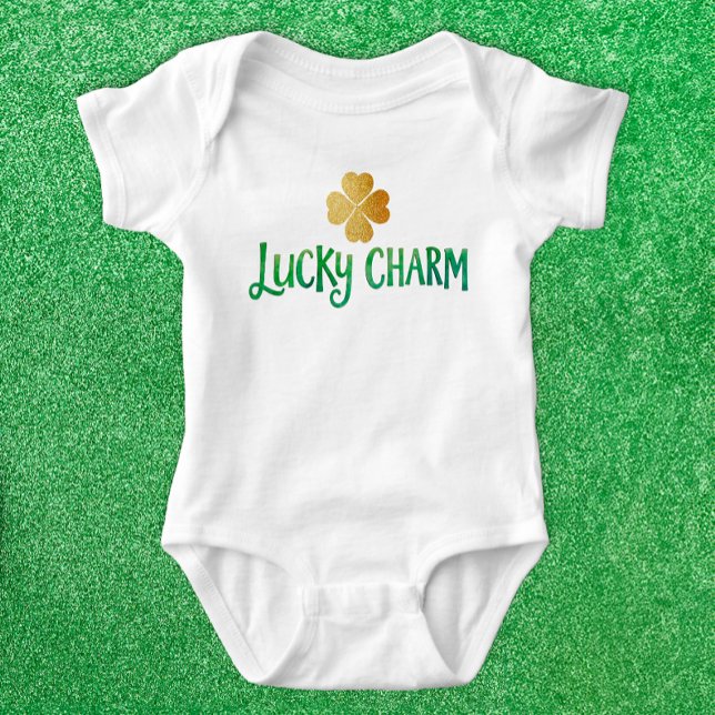 Lucky Charm St. Patrick’s Baby Bodysuit (Irish Baby )