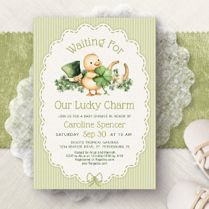Lucky Charm St. Patrick's Day Baby Shower Invitation