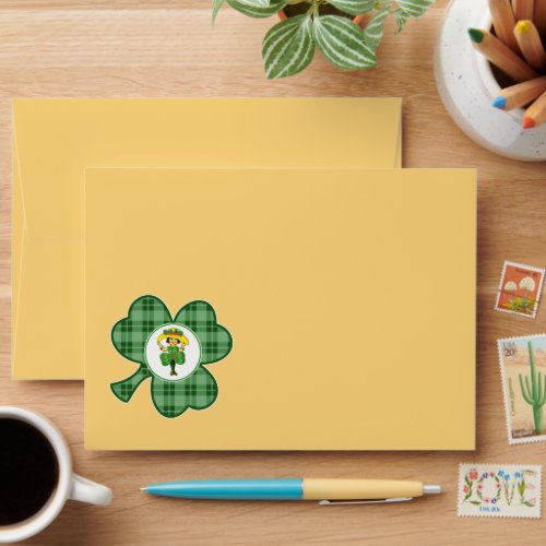 Lucky Charm St Patricks Day  Envelope