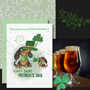 Lucky Charm St. Patrick's Day Holiday Card