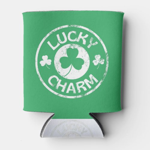 Lucky Charm Vintage St Patricks Day Can Cooler