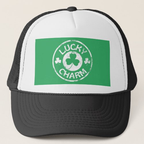 Lucky Charm Vintage St Patricks Day Trucker Hat