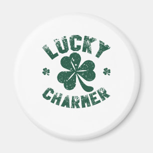 Lucky Charmer Shamrock Funny St. Patrick's Day Magnet
