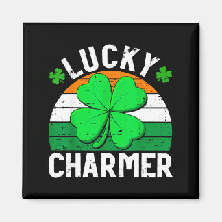 Lucky charmer shirts boys kids girls funny st magnet