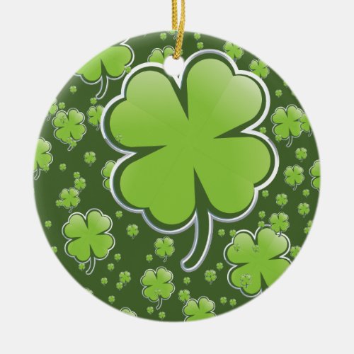 Lucky Charms Ceramic Ornament