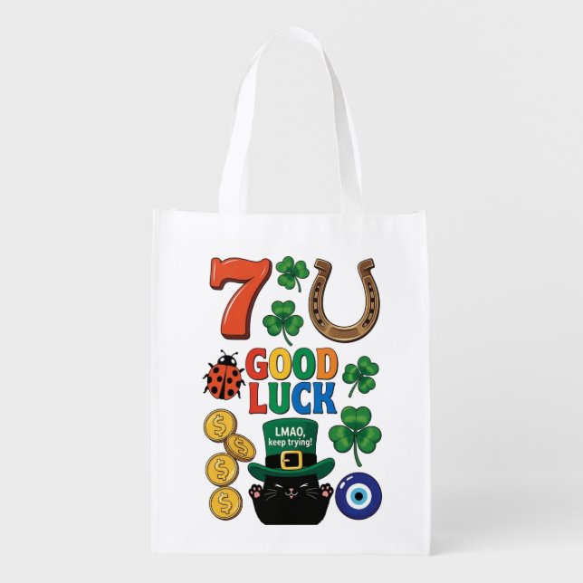 Lucky charms grocery bag (Front)