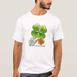Lucky Charms Tricolor Shamrocks St. Patrick's Day T-Shirt