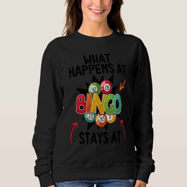 Lucky Charms   Women Men Lucky Bingo   Gambler Sweatshirt (Front)