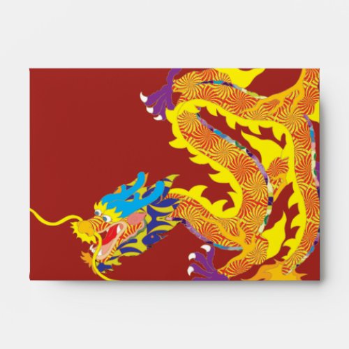 Lucky Chinese Dragon Envelope